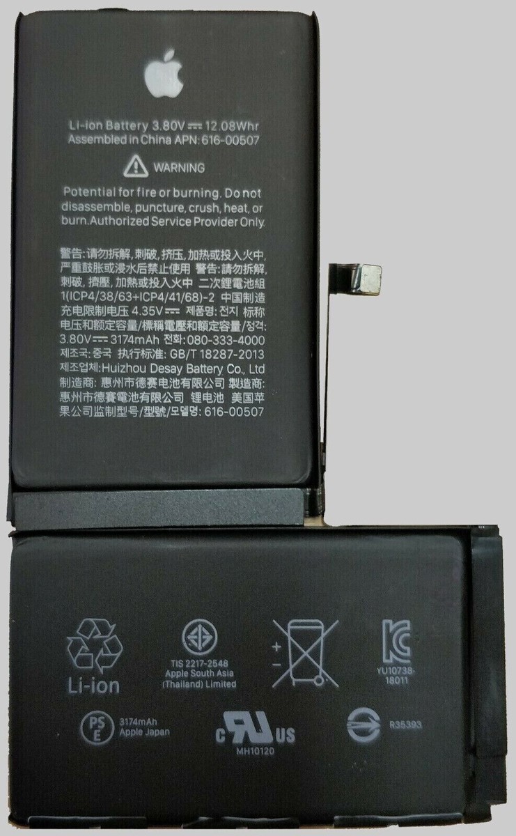 OEM Original Apple Replacement Battery for iPhone XS MAX 100