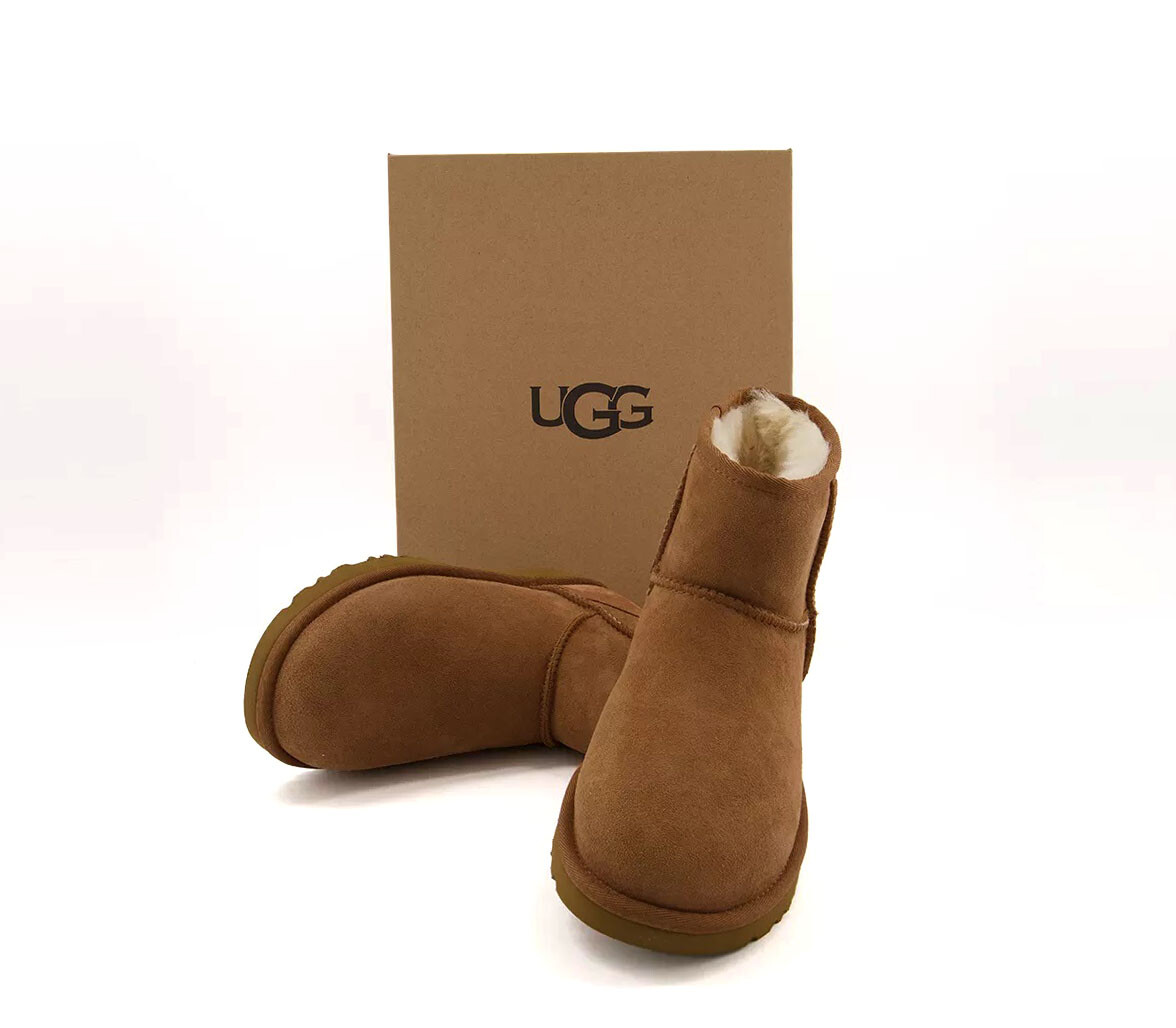 Brand New 100% Authentic UGG Classic Mini II Chestnut 1016222