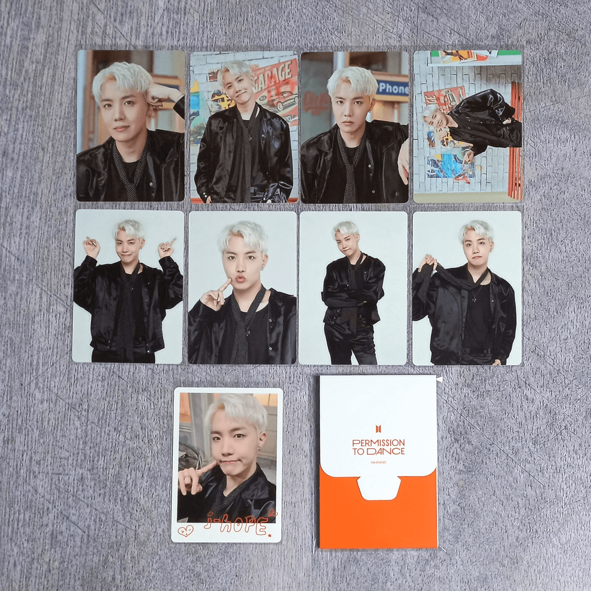 BTS Permission To Dance On Stage Mini Photo Card - Complete J-Hope