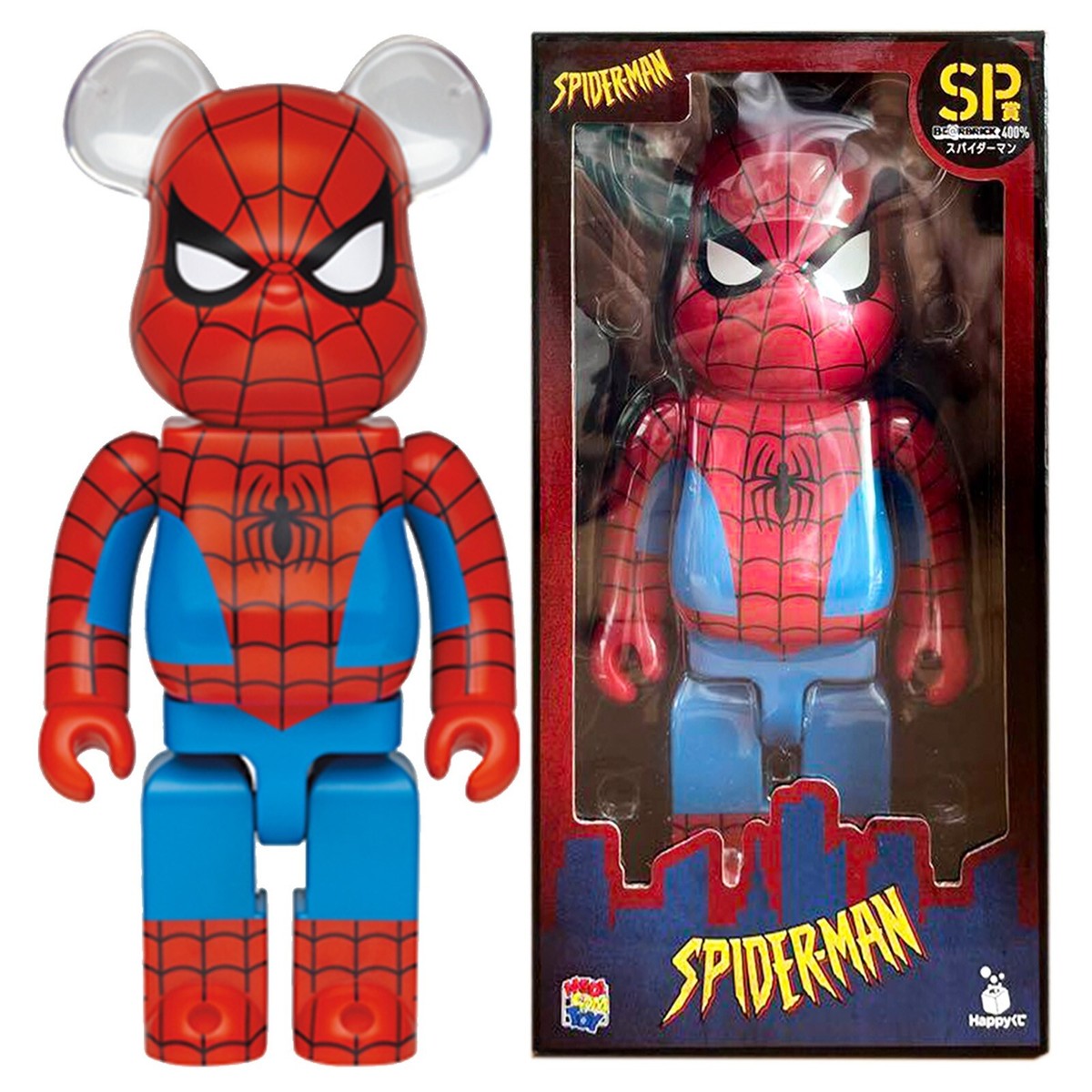 MEDICOM TOY Happy Kuji BE@RBRICK MARVEL SP Prize 400% SPIDER-MAN
