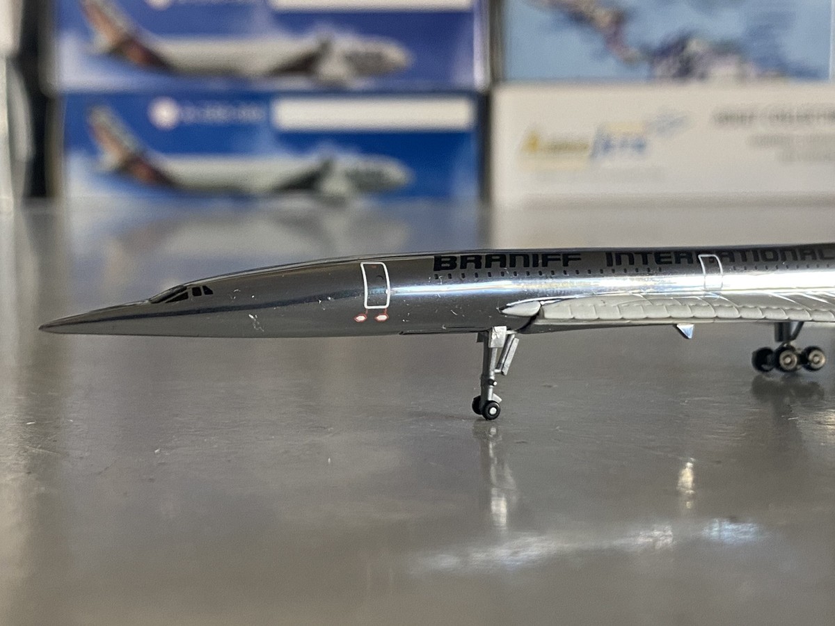 航空機・ヘリコプター Jet-X 1/400 Concorde BRANIFF Chrome 航空機