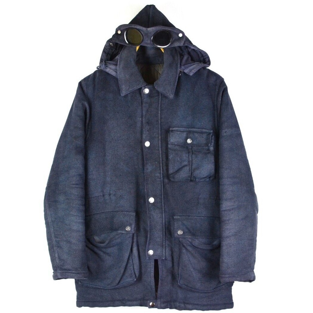 90s Vintage CP Company Goggle Jacket Mille Miglia Zip Garment Dyed