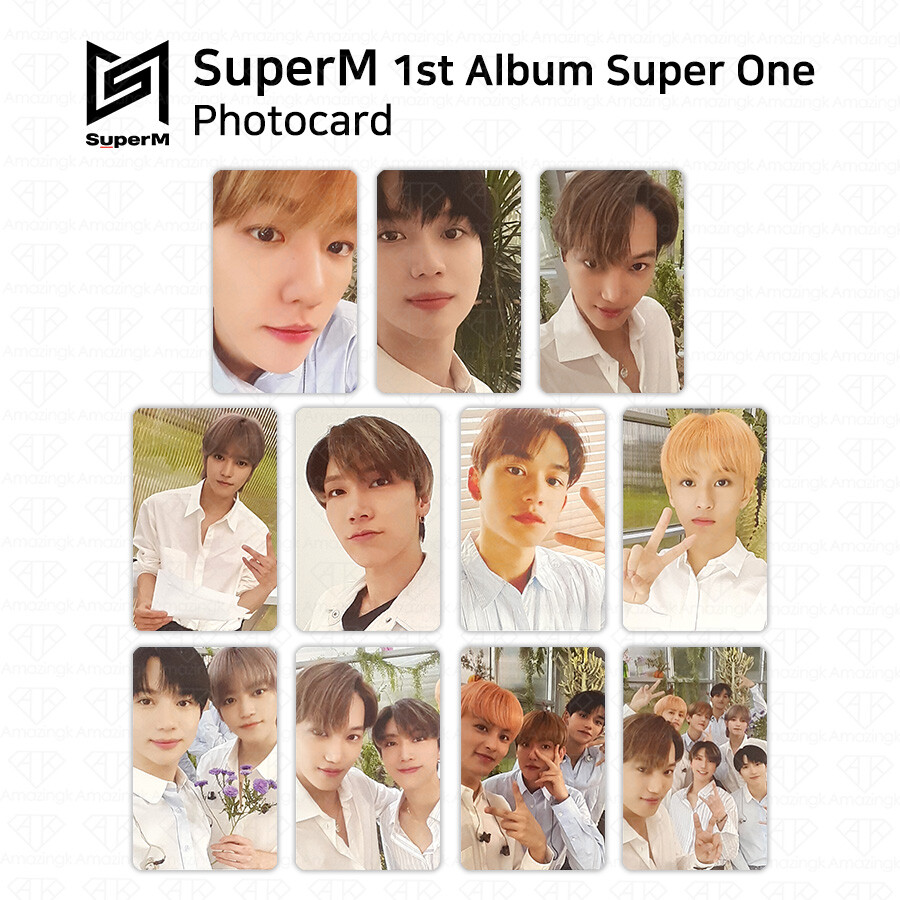 SuperM 1st Album Super One Photocard Baekhyun Taeyong Mark Lucas