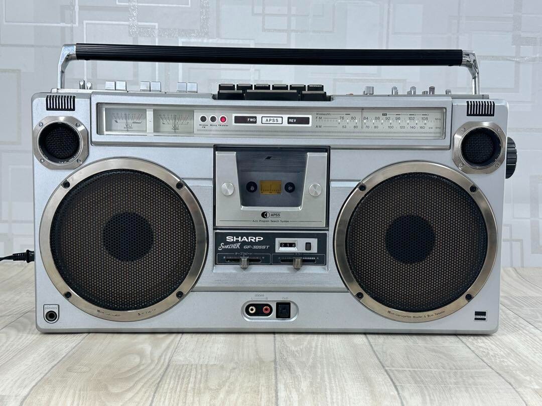 Sharp GF-305ST 1978 Searcher Series Vintage Boombox 4-Speaker