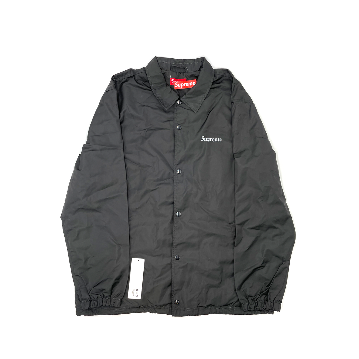 Supreme Nan Goldin Misty and Jimmy Paulette Coaches Jacket Black