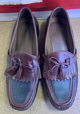 Johnston & Murphy Aristocrat Men's Size 11.5 Leather Tassel Slip