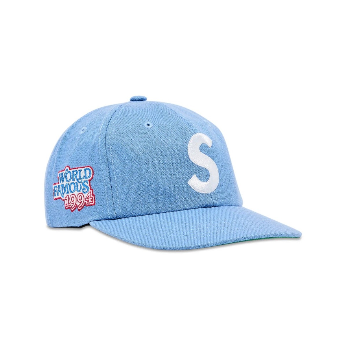 Supreme World Famous S Logo 6 Panel Hat - Blue - NEW | eBay