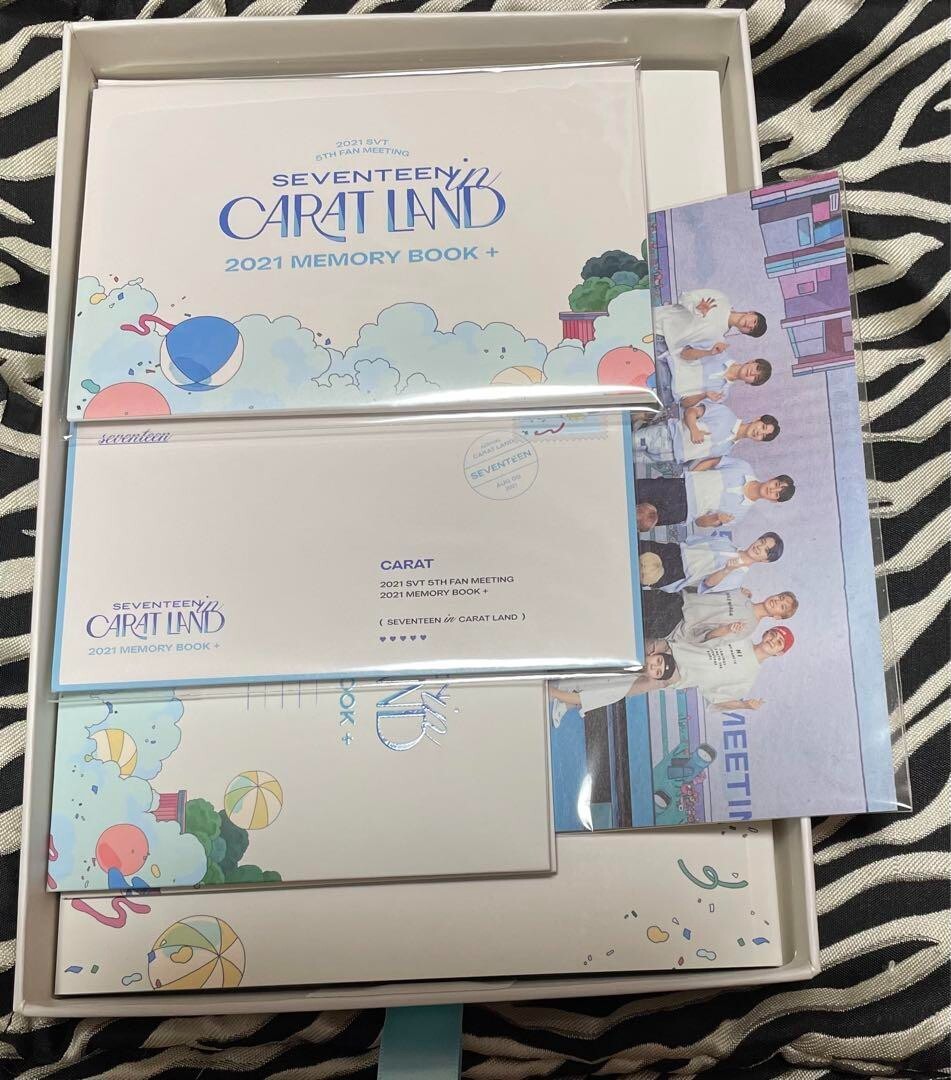 Seventeen in Carat Land 2021 Memory Book DVD Edition 180pg