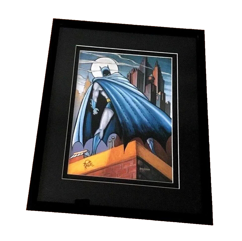 BATMAN & ME LITHO BOB KANE, SIGNED FRAMED LIMITED EDITION 2500