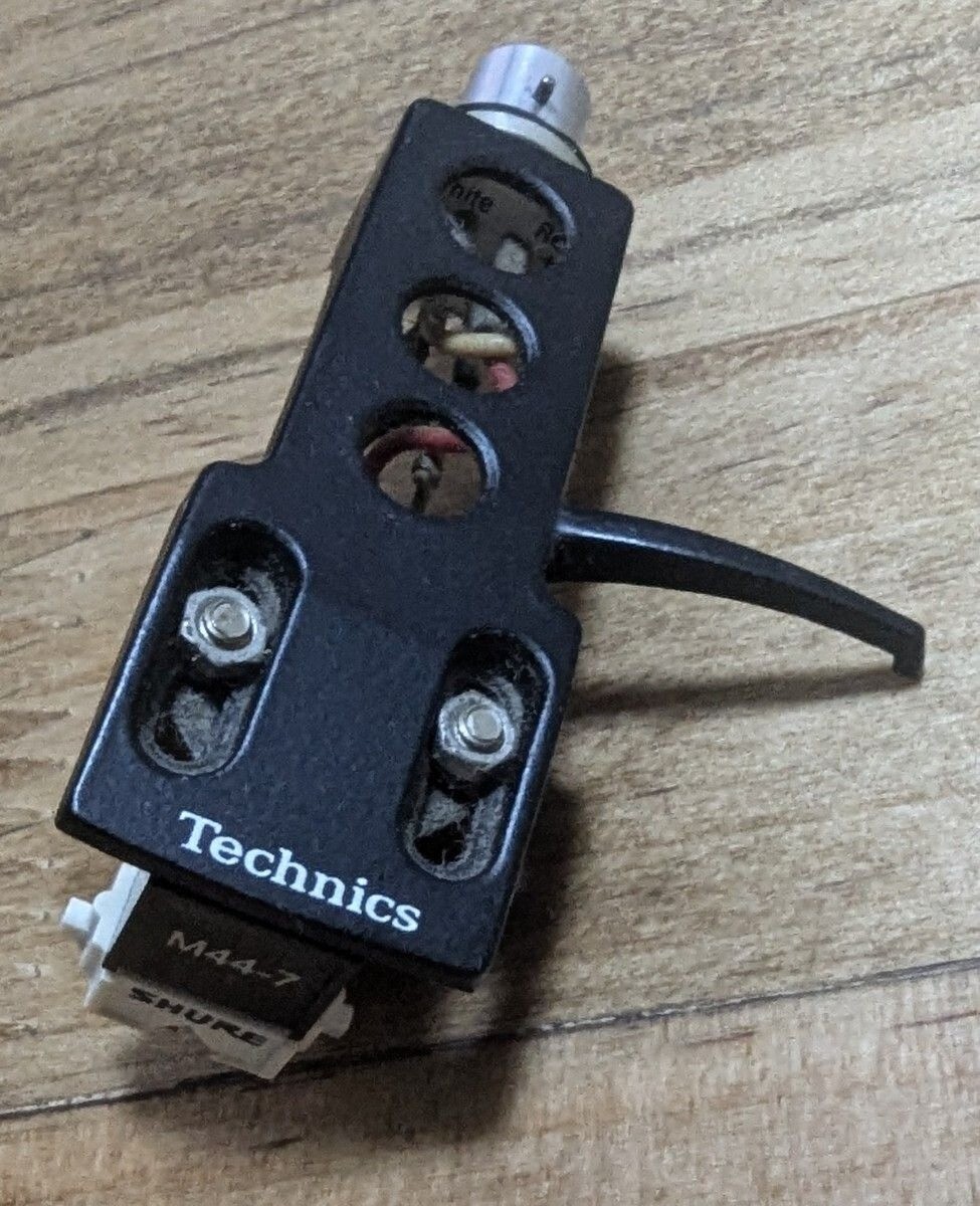 SHURE M44-7 Technics Headshell MM Cartridge Needle Good HP | eBay
