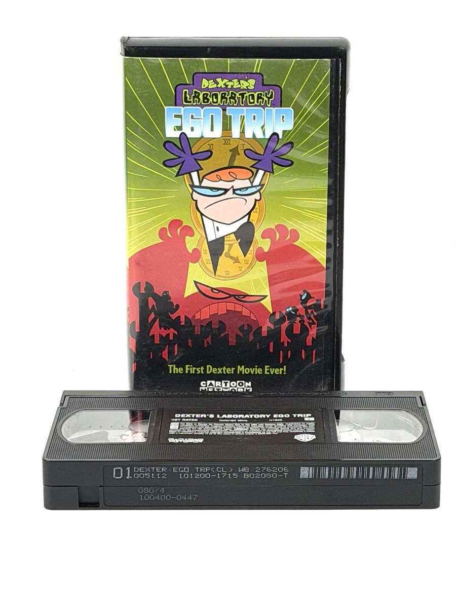 Dexters Laboratory - Ego Trip (VHS, 2000, Black Modified Clam) for