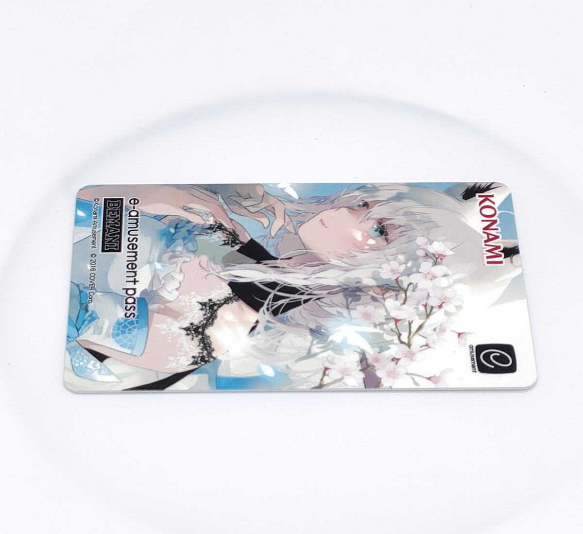 Hololive Shirakami Fubuki Sound Voltex E-Amusement Pass Card From