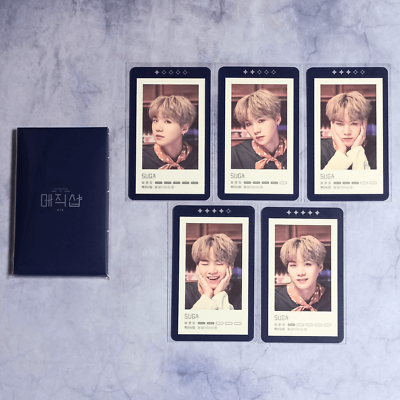 BTS 5th Muster Magic Shop Seoul Official Guestbook Card - Suga