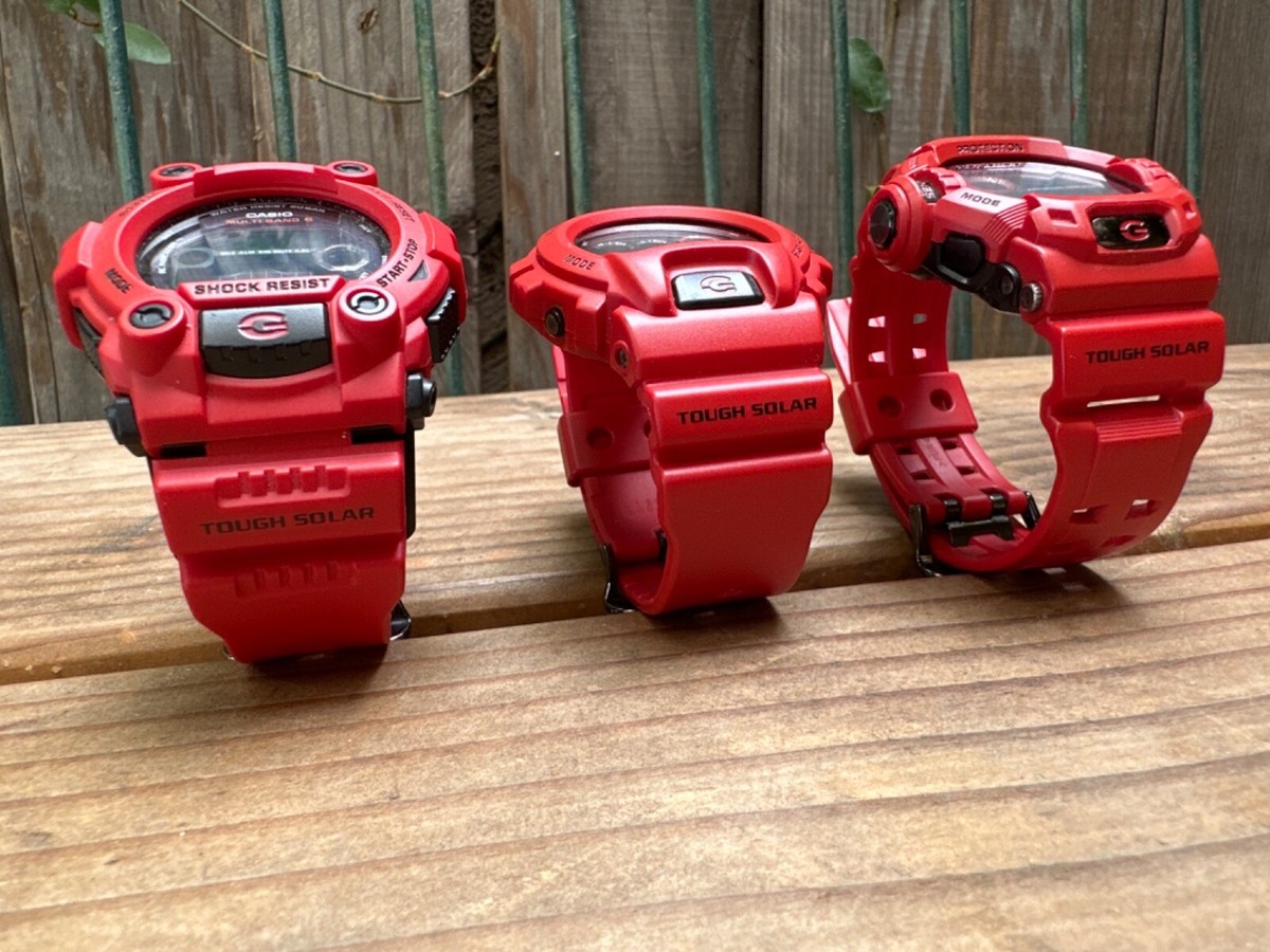 Casio G-Shock Burning Red Entire line up Gw-6900Rd-4Jf + Gw-7900rd