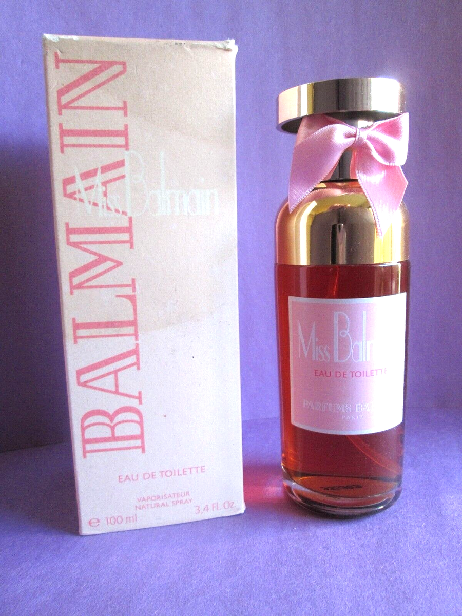 Miss Balmain Eau de Toilette Spray 100 ml 3.4 oz Vintage Formula