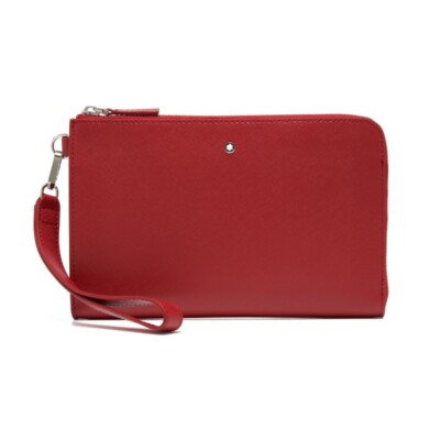 Montblanc Sartorial Leather Clutch Bag Pouch Purse Wallet for Men