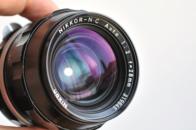NIKON Nikkor-N.C Auto 28mm f/2.0 * Very RARE F2 NON AI * w/ Nikon