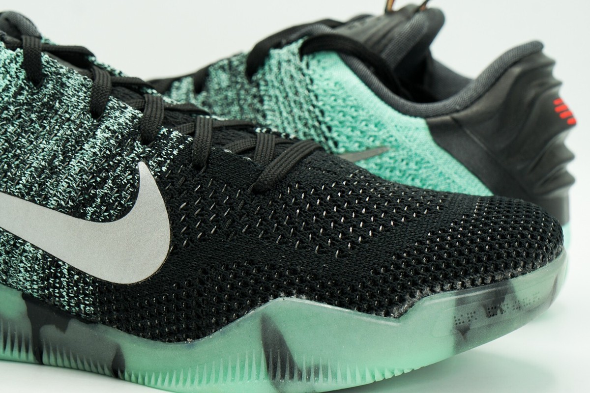 NIKE KOBE XI LOW ELITE NEW 9.5 ALL STAR GREEN GLOW BLACK 822521