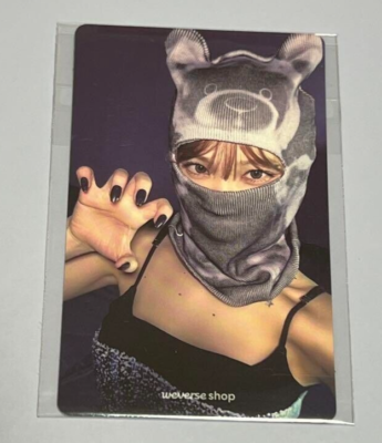 LE SSERAFIM CHAEWON CRAZY Balaclava ver. Photocard PC Photo card