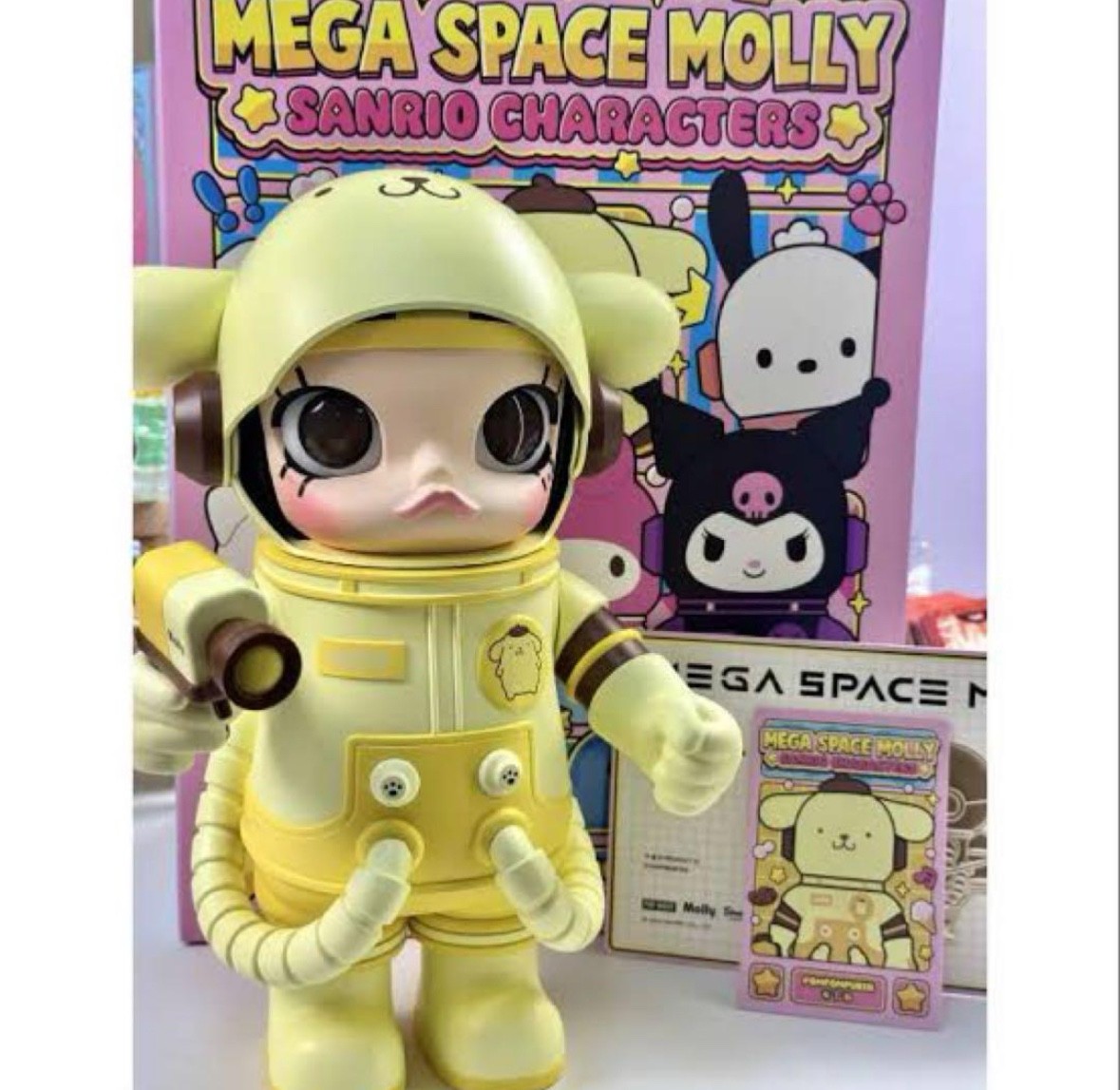 POP MART MEGA SPACE MOLLY 400% Sanrio Pom Pom Purin free shipping