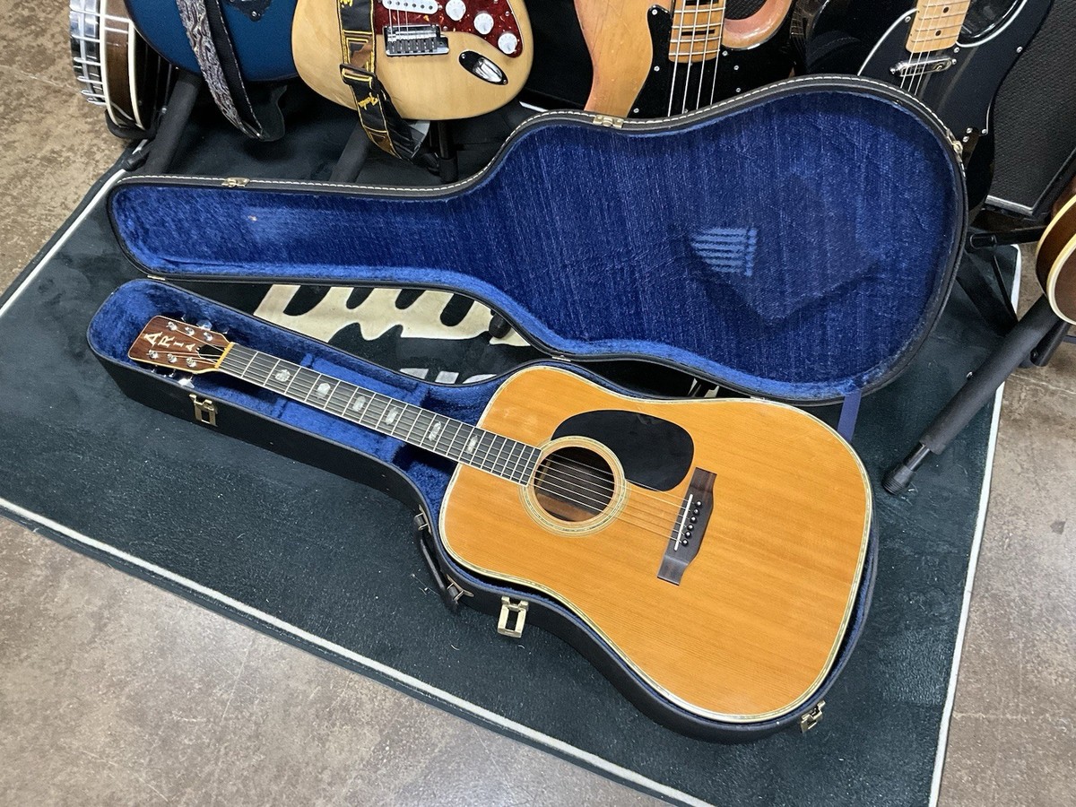 Aria W-400 Acoustic Dreadnought guitar made in Japan 1970s B