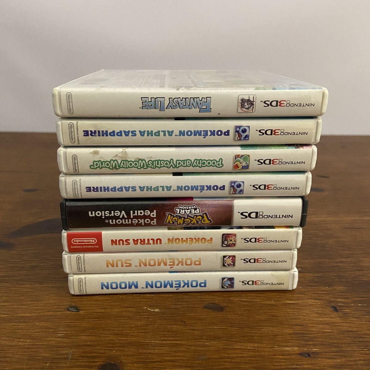 Lot of 8 Original Nintendo DS and 3DS Box and manual only