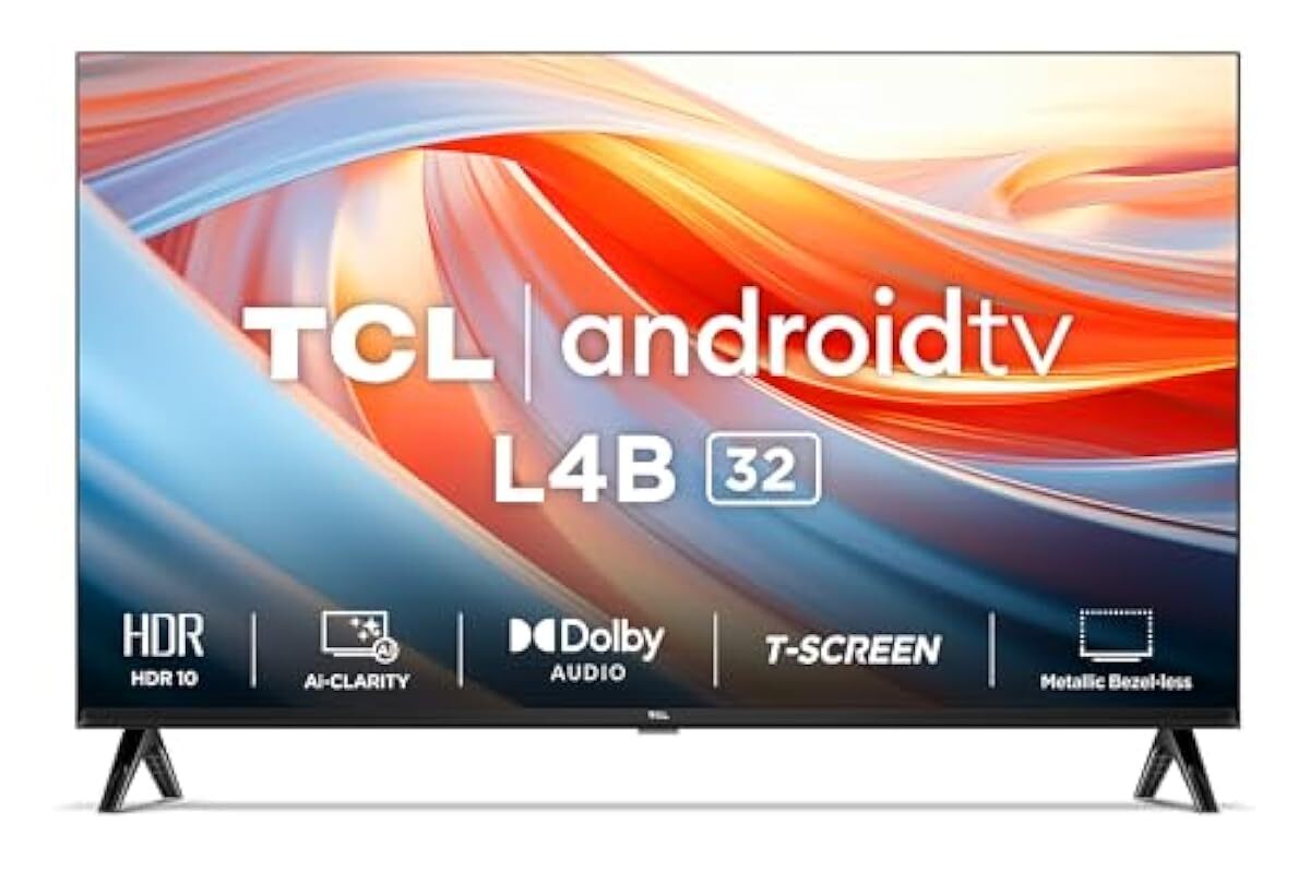 TCL 80.04 cm (32 inches) Metallic Bezel-Less HD Ready Smart