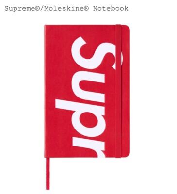 Supreme®/Moleskine® NotebookStyle: Red New FW24 | eBay
