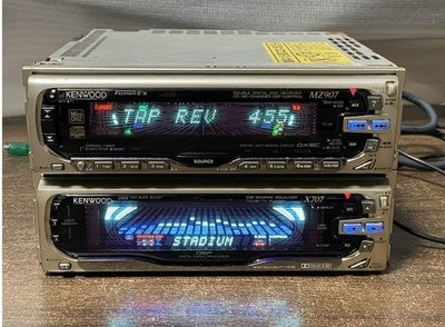 Kenwood MZ907 X707 1DIN CD MD Cassette Deck Player Set Working | eBay
