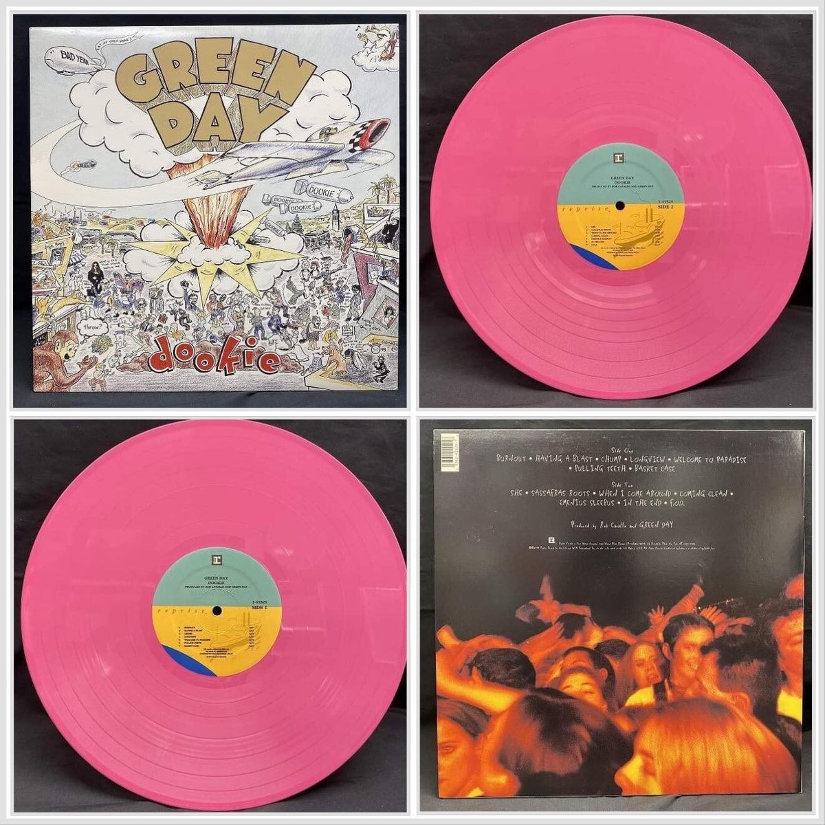 Green Day / Dookie 1994 US Limited PINK Vinyl LP Reprise Records