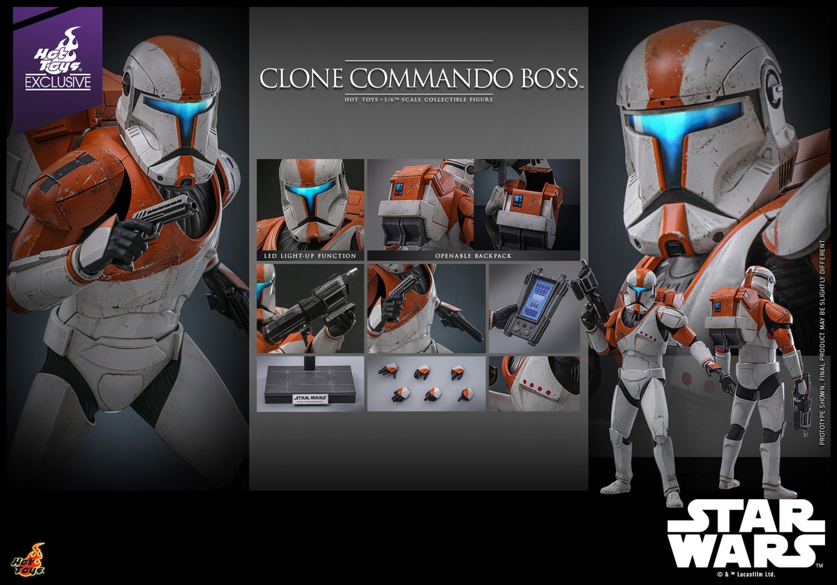 Ready! New Hot Toys TMS151 Star Wars Clone Commando Boss 1/6