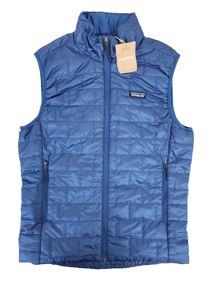 Patagonia Nano Puff Vest Clement Blue Men's Size medium #84243