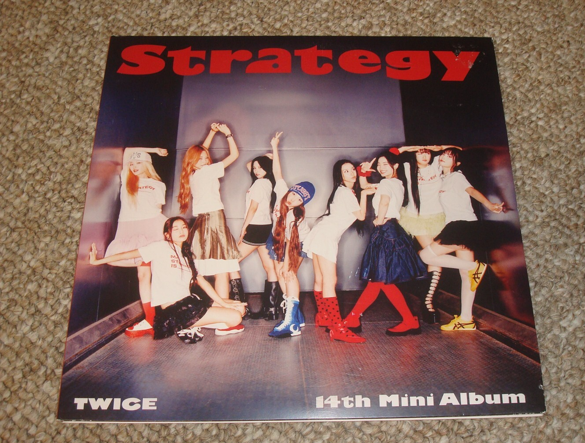 Twice - Strategy. Target Peppermint Vinyl LP Record Poster Slip