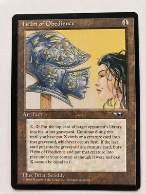 Helm of Obedience MTG Magic The Gathering Alliances (ALL) 163 | eBay
