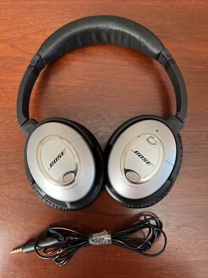 Bose QuietComfort 15 Noise-Cancelling Headphones QC15 Silver