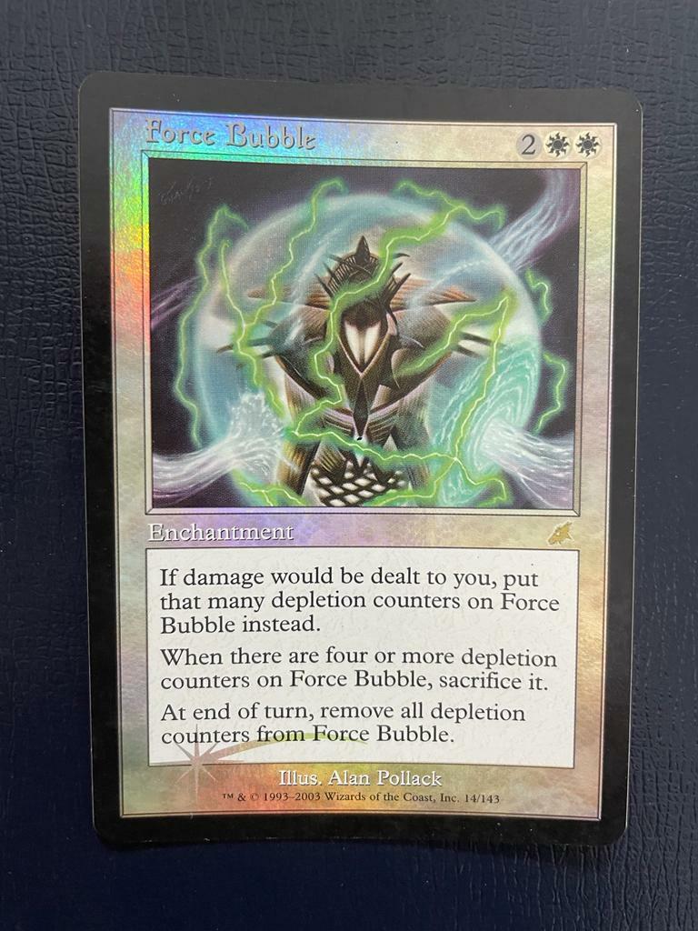 力場の泡/Force Bubble 英語 foil Force Bubble - Foil Scourge