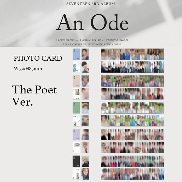 SEVENTEEN - 3rd ALBUM AN ODE THE POET VER. PHOTO CARD | eBay