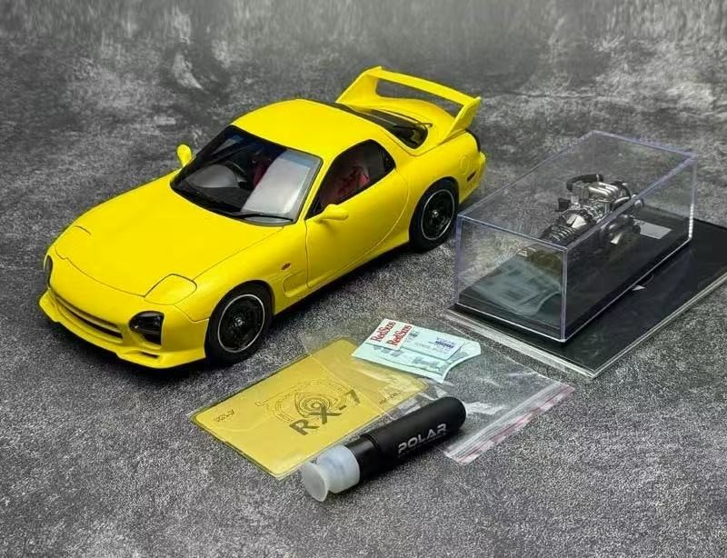 Polar Master 1/18 Mazda RX-7 FD3S MAZDASPEED A-Spec Yellow JDM