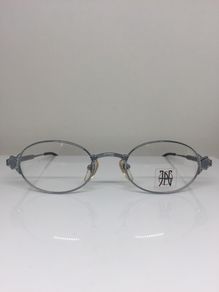New Vintage Jean Paul Gaultier JPG 57-5104 Eyeglasses C. Silver