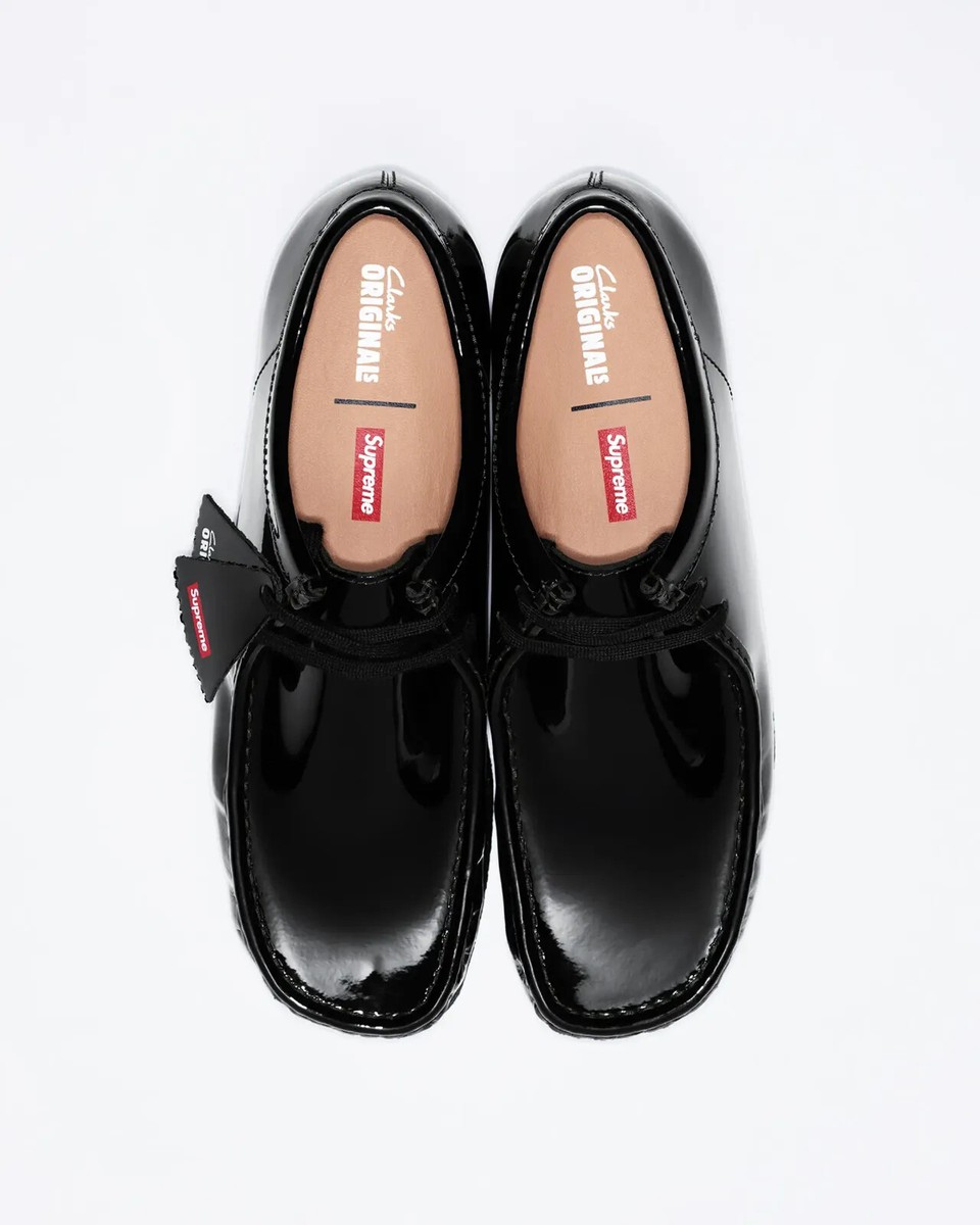 Supreme × Clarks Patent Leather Wallabee 2024 3colors Men's Size