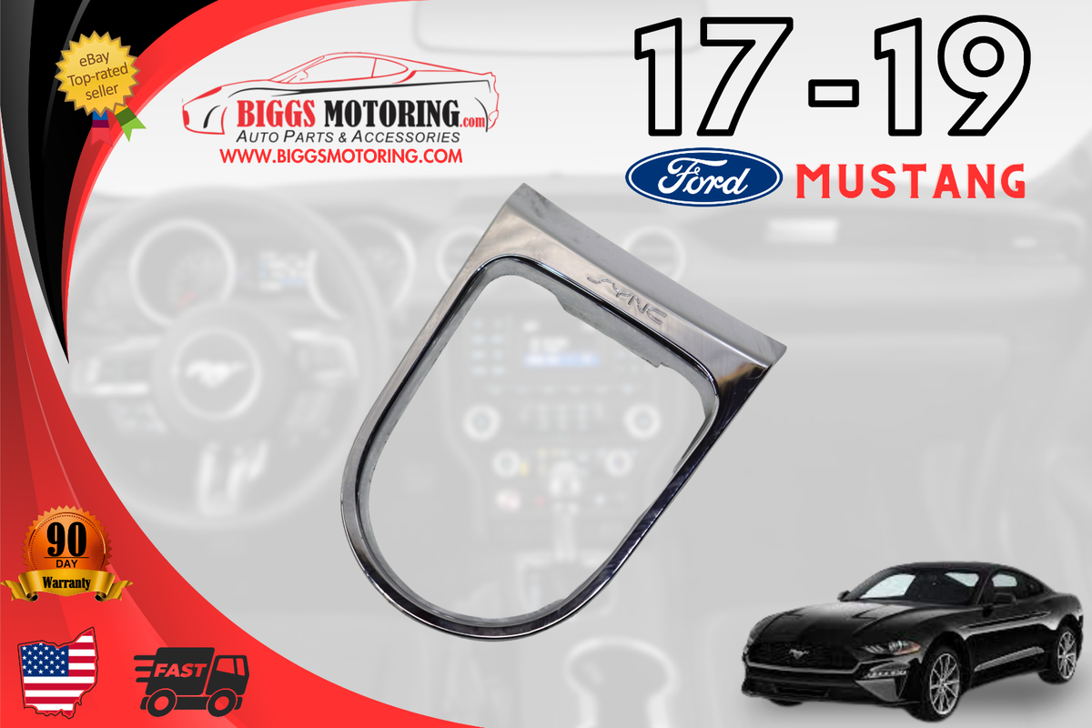 2017-2019 Ford Mustang Center Console Shifter Bezel 75G143-0241Y