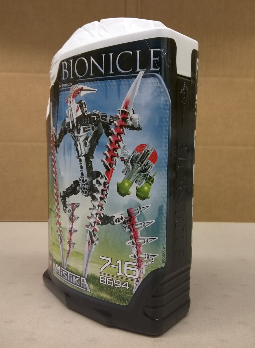 LEGO Bionicle 8694 Krika NEW! White Mistika Fangs Ghost Blaster | eBay