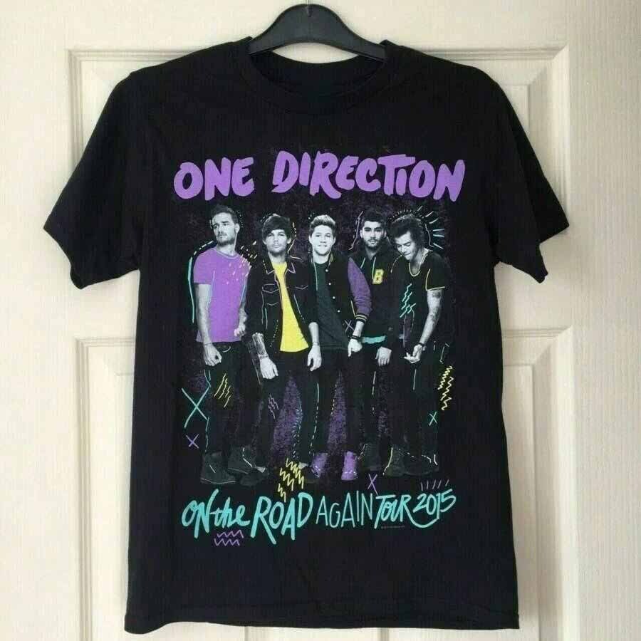 On The Road Again 2015 Tour ONE DIRECTION Shirt Black Unisex S-5XL