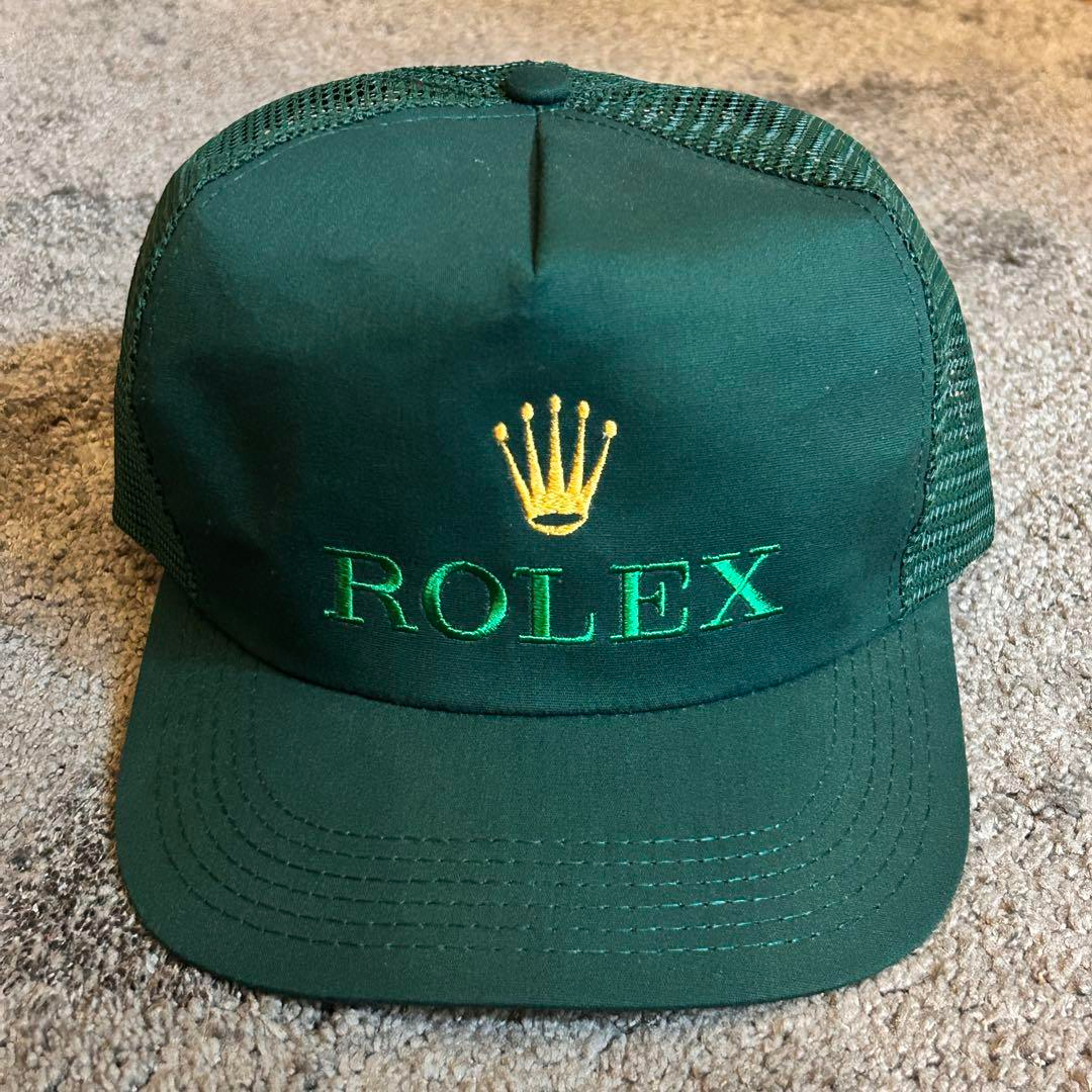 Rolex Trucker Cap Mesh Green Logo Hat from Japan | eBay