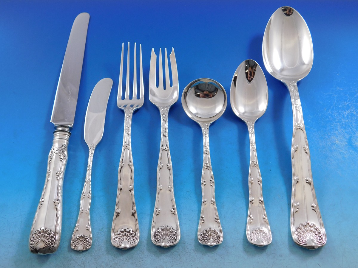 Wave Edge by Tiffany and Co. Sterling Silver Flatware Set 12