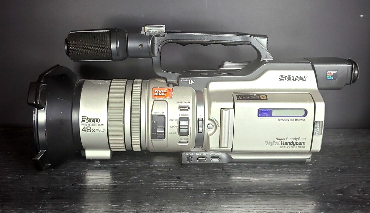 Sony DCR-VX2000 Camcorder - Metallic silver for sale online | eBay
