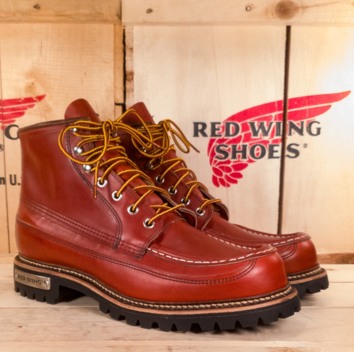 Irish Setter 9851 Canoe Moc Toe Boots Size 9 Wide (Modified) | eBay