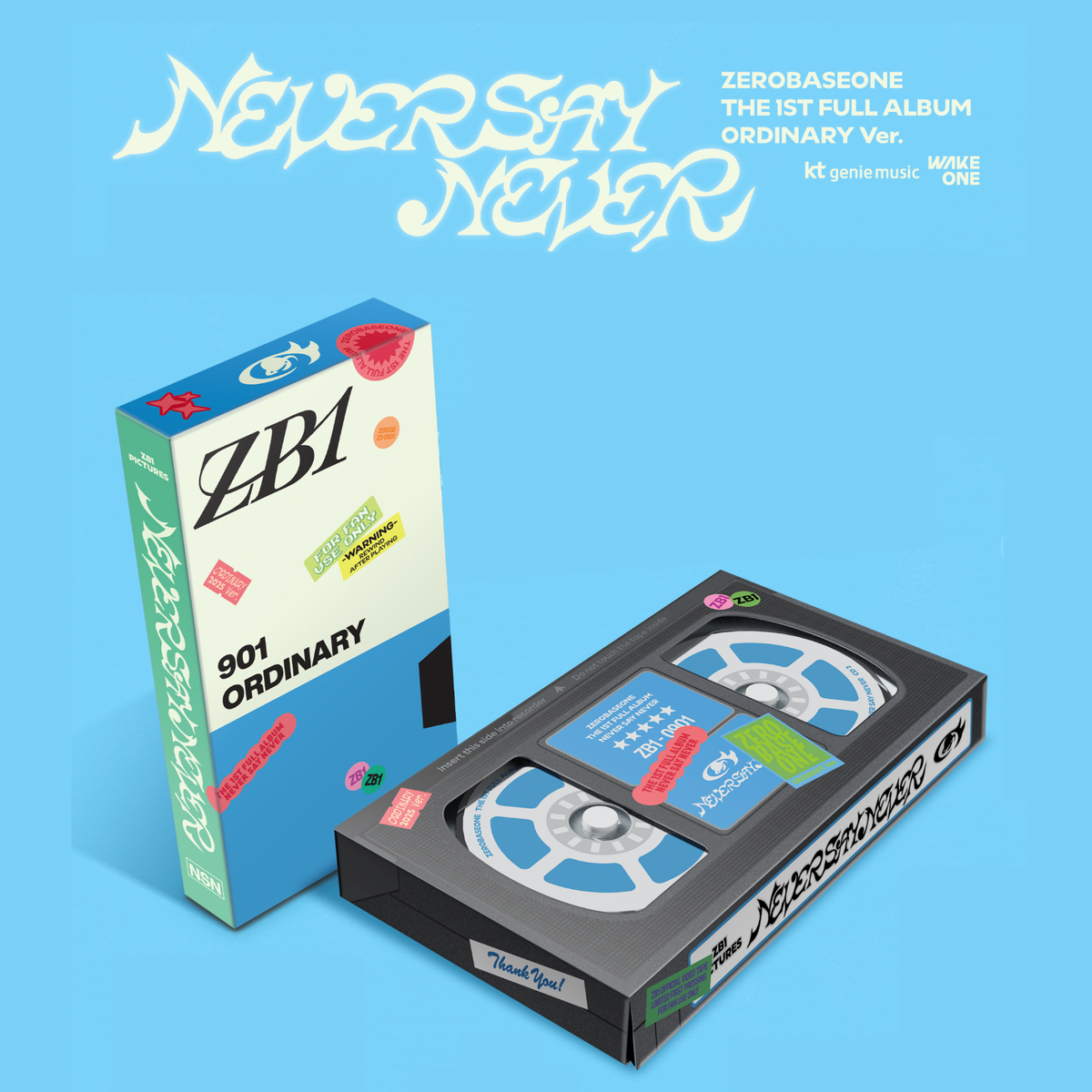 ZEROBASEONE 1st Full Album [NEVER SAY NEVER] ORDINARY Ver. CD+P