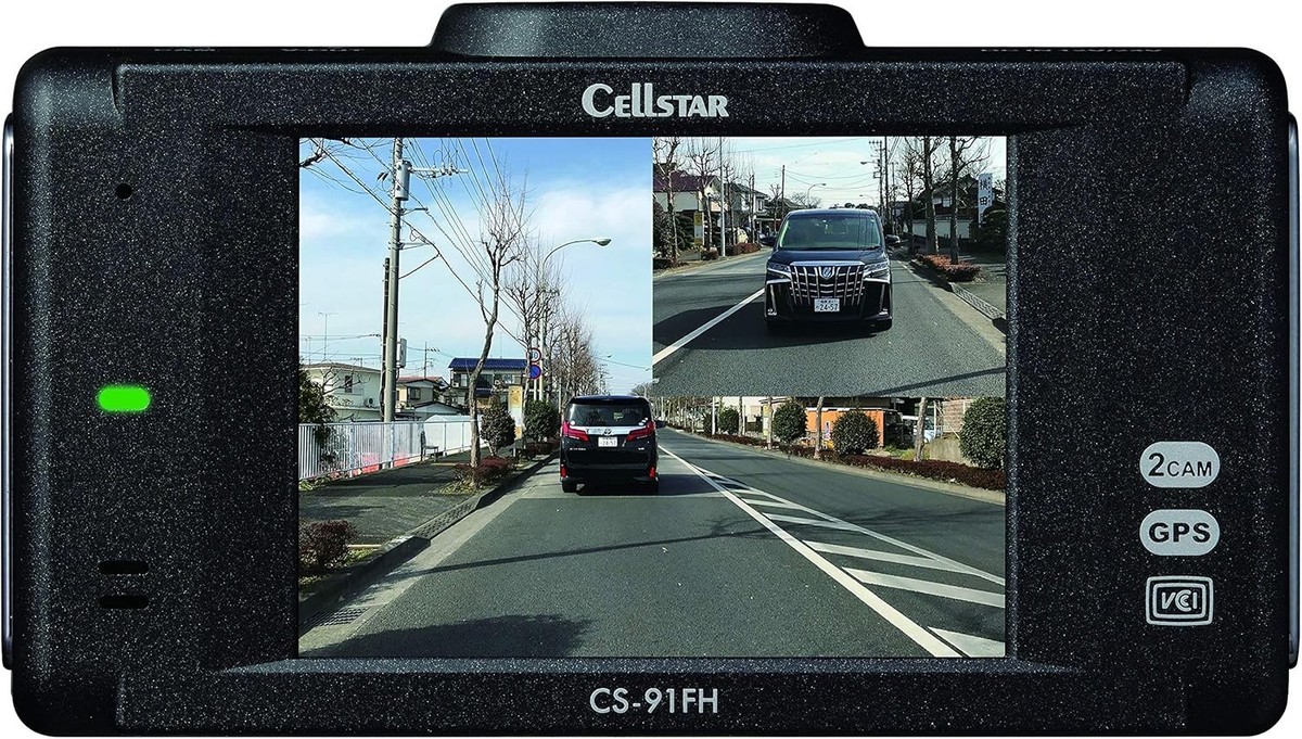 CELLSTAR CS-91FH Dash Cam Dual Full HD HDR STARVIS GPS 32GB Japan