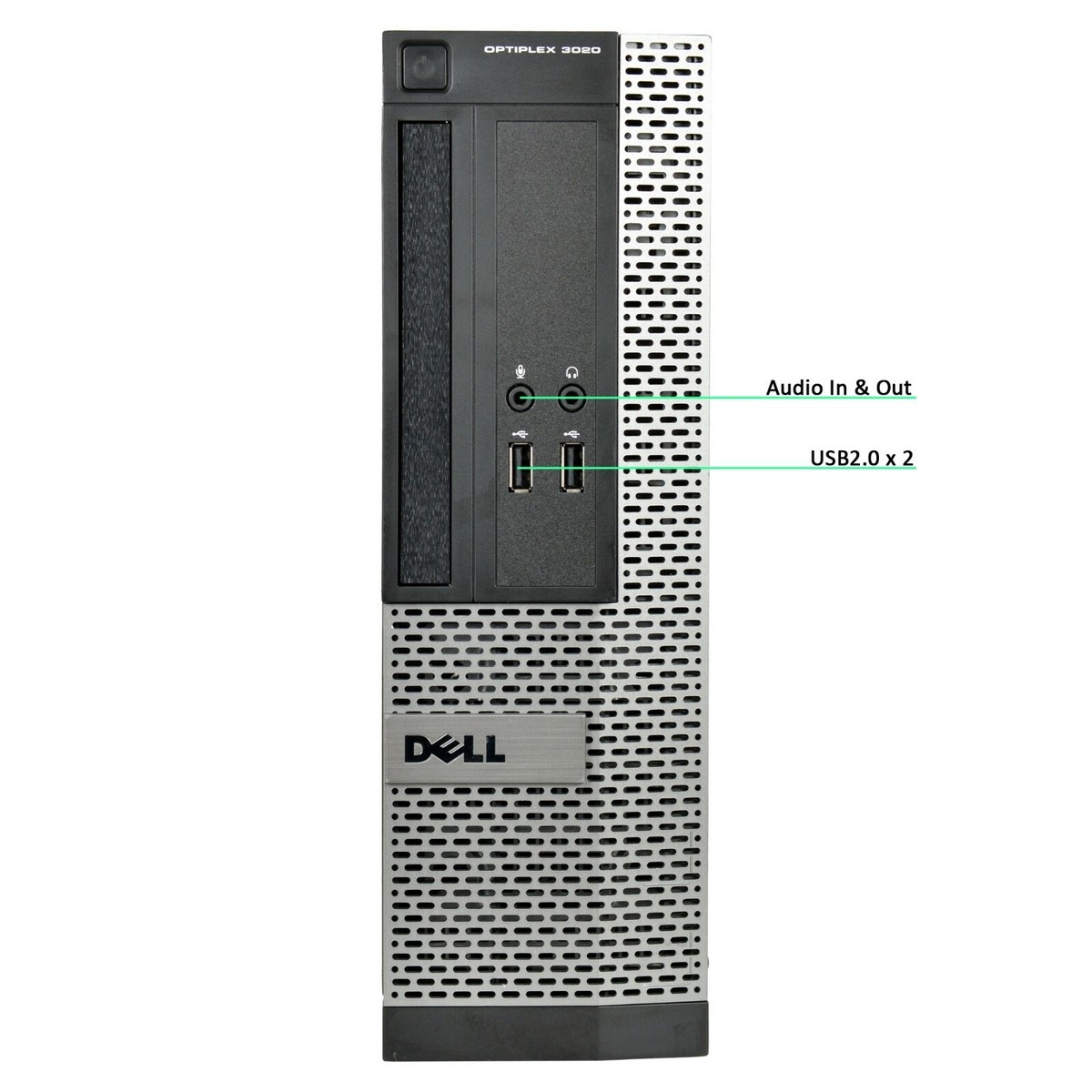 Dell OptiPlex 3020 SFF Intel i3-3.5GHz 8GB RAM 500GB Win 10 USB